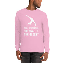 Load image into Gallery viewer, Adult Gymnastics: Survival of the Oldest - Long Sleeve T