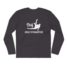 Load image into Gallery viewer, Tired of the Same Old Routine? Try Adult Gymnastics - Long Sleeve Fitted Crew